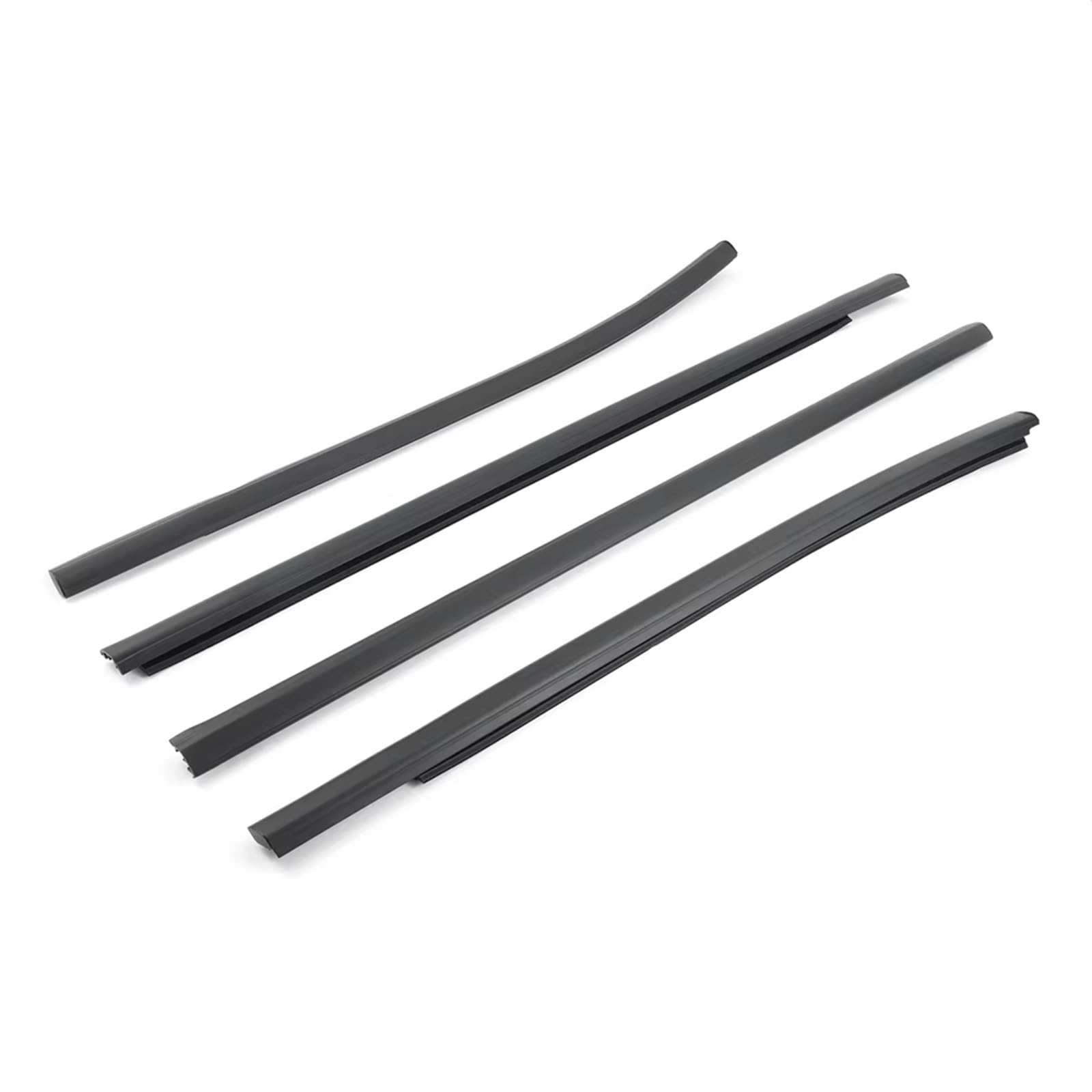 Car Rubber Sealing Strips for for Ranger PX XLT 2012-2021 Car Sealing Strips 4Door Outer Window Rubber Seals Weather Strip Car Door Rubber Seal