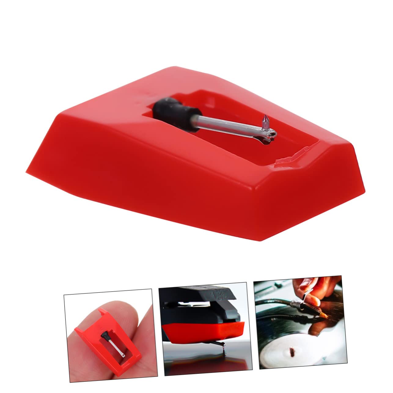 Toyvian 20pezzi Puntine Di Ricambio Per Giradischi Stylus Per Fonografi Con Eccellenti Prestazioni Sonore e Tracciamento Accessori Per Riproduzione Vinile