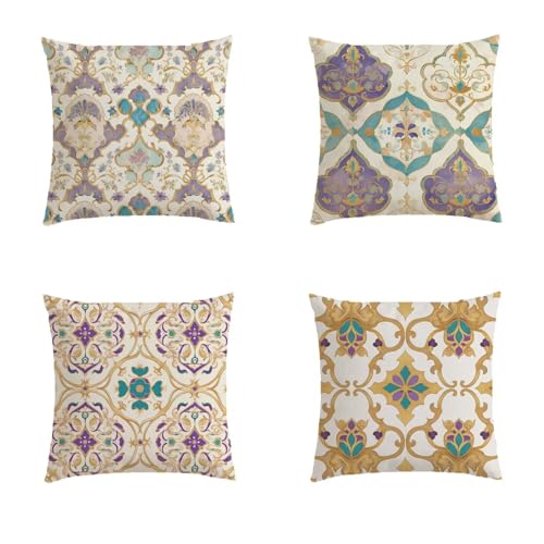 Housse coussin imperméable 60x60cm pour protéger et décorer le banc extérieur - 2