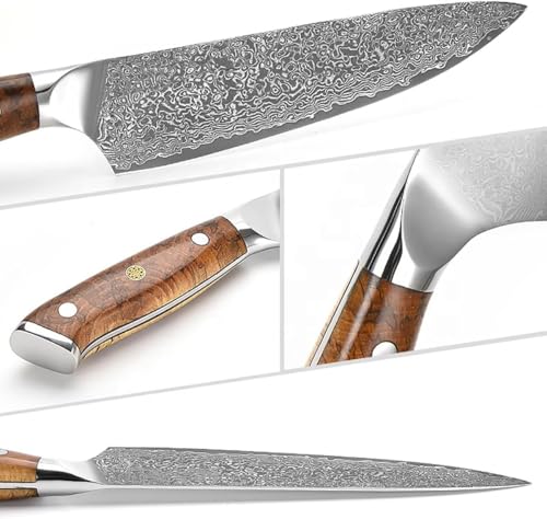Set Cuchillos Cocina 8 Piezas Acero Damascus miniatura 5