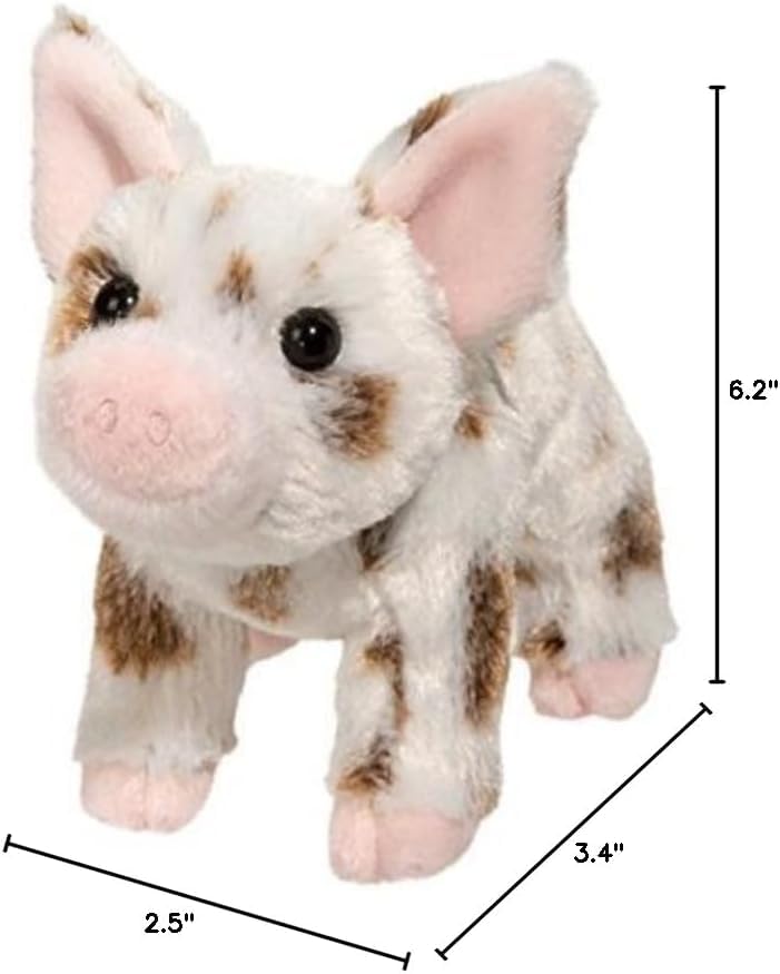 Amazon.com: Douglas Yogi Brown Spotted Pig Plush Stuffed Animal