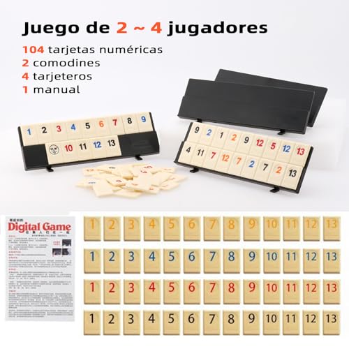 El mejor review de Rummikub juego mesa comprados en linea. 35 Imagen adicional