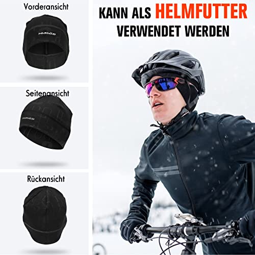 Image of HASAGEI Skull Caps Beanies for Men & Women, Elastic Thermal Running Hat, Windproof Cycling Cap Helmet Liner Soft Beanie Hat