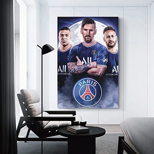 Messi Neymar - Poster con stampa artistica da