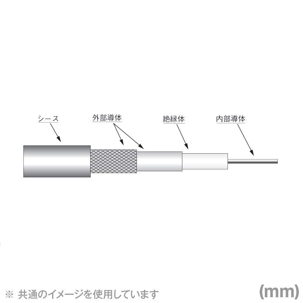 Amazon | フジクラ 10D-FB lite (10DFB) 無線用低損失同軸ケーブル 