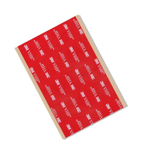 3M VHB Tape 5962 Permanent Bonding Tape Strip - [Pack of 10 Pcs] 3 in. (W) x 5 in. (L) Conformable Black Foam with Acrylic Adhesive.