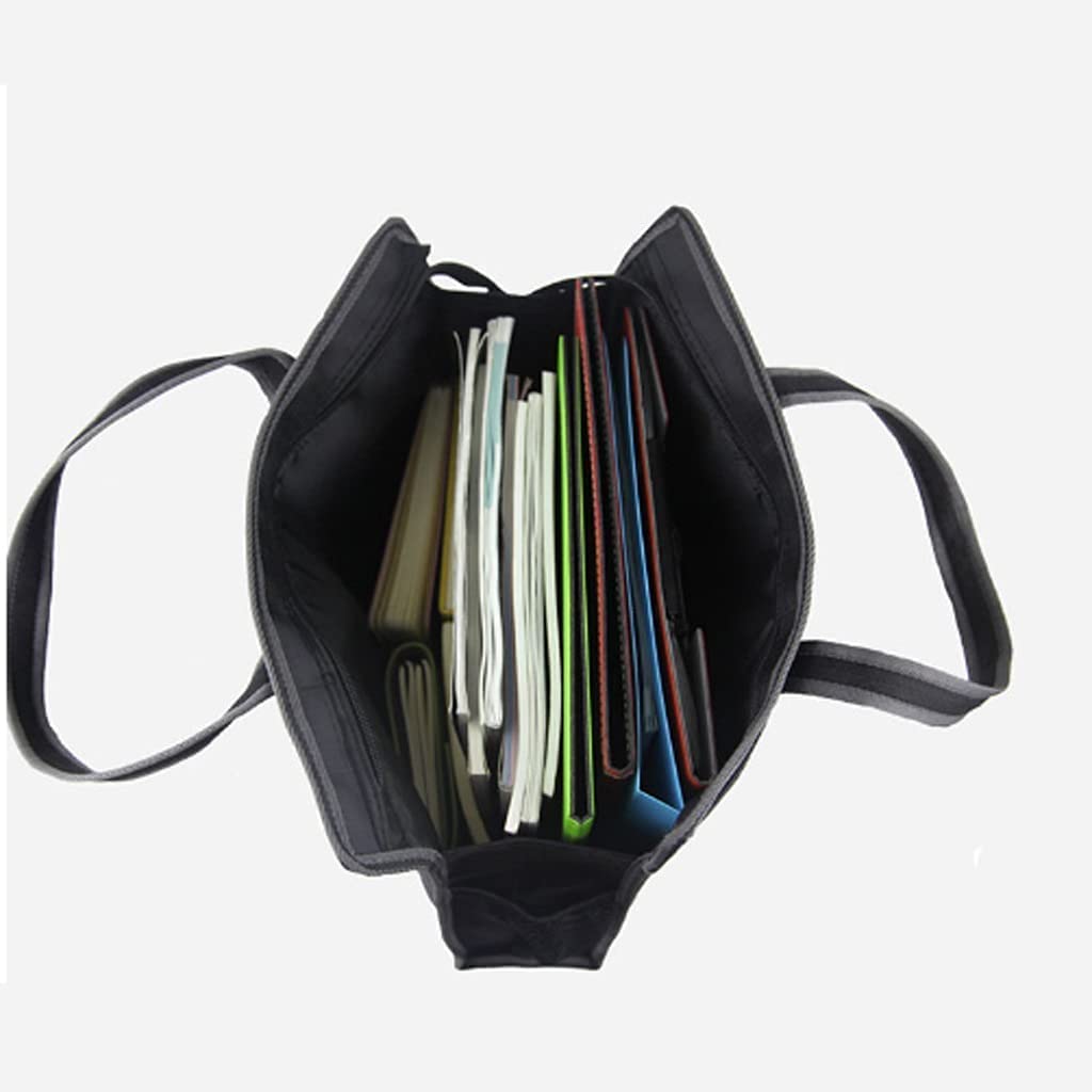 Mappe Schnellhefter Aktenordner Dokumententasche Informations-Kits Multifunktions-Handtasche Canvas-Portfolio Mit Großem Fassungsvermögen Dokumententasche Wasserdicht Sammelmappe (Color : B)