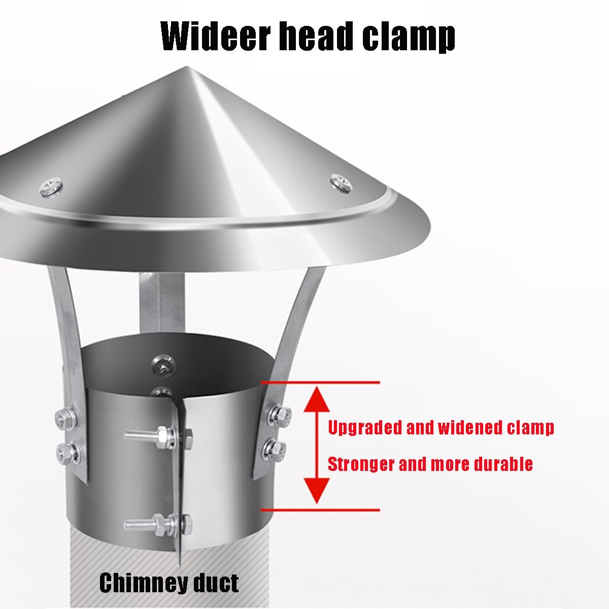 Sombrerete Chimenea,Cubierta de Ventilación 210mm 220mm 230mm 240mm 250mm 300mm Sombrerete Antilluvia,Para Techo,Chimenea,Tubos de Estufa,Resistente a La Lluvia Y La Nieve(200mm/7.9in)