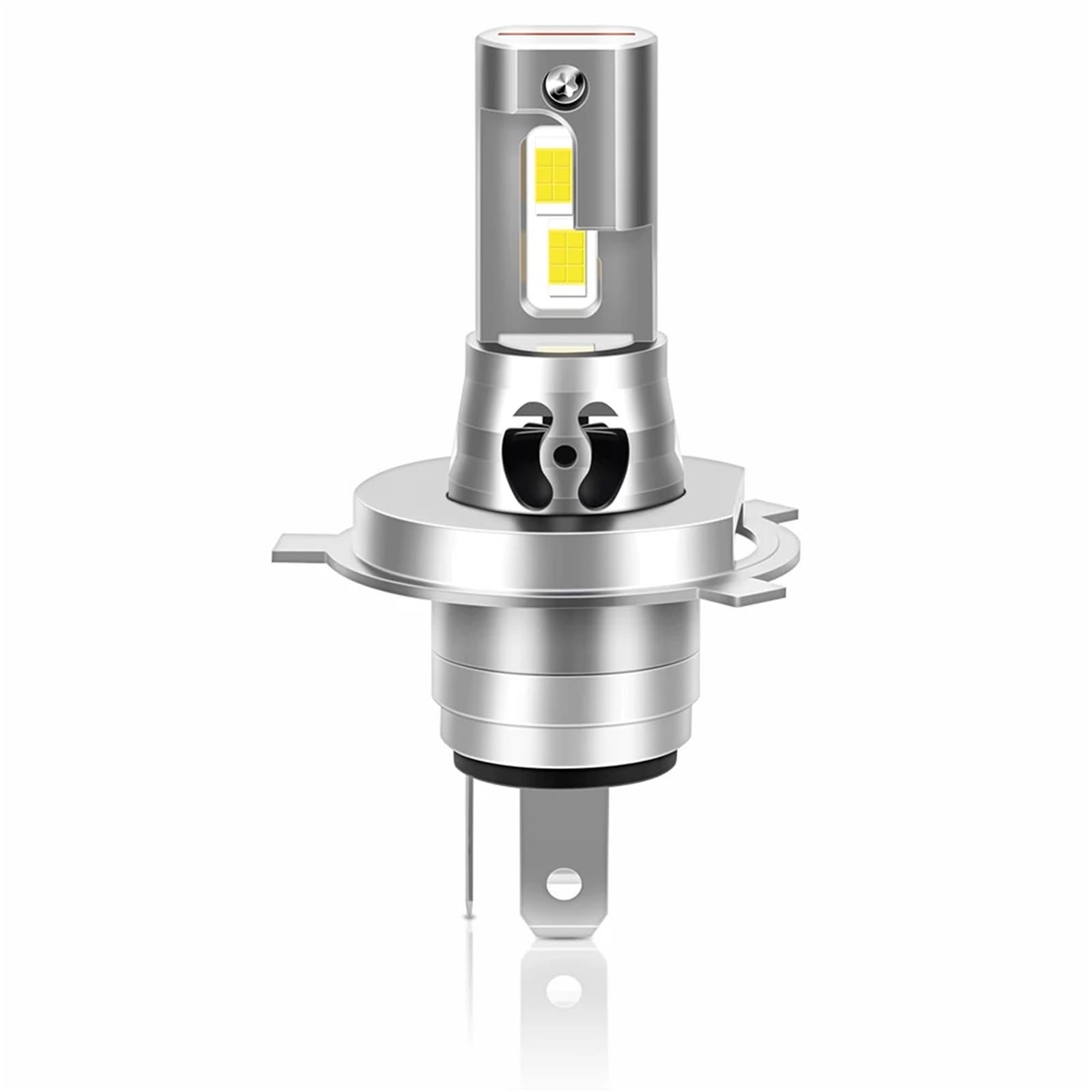 lampą halogenową Pasuje do SUZUKI Vstrom 1000 2002-2009 Turbofan H4 Motocykl LED Żarówka Reflektora H4 HB2 Moto Reflektor 15000LM 6000K(1PC)
