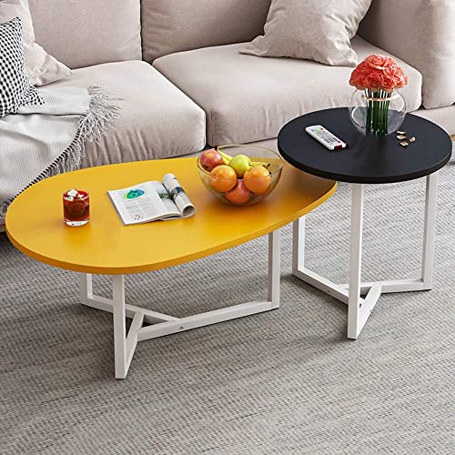 Table de lecture minimaliste pour studio manquant d'espace, ensemble de 2 tables - 2