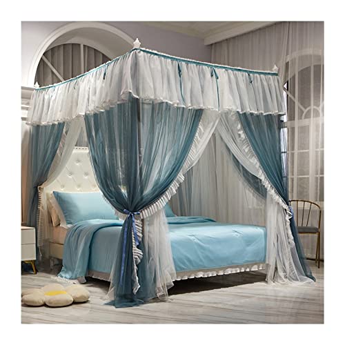 Mosquitera con dosel para cama de 1.8m y cortina opaca estilo 1 2
