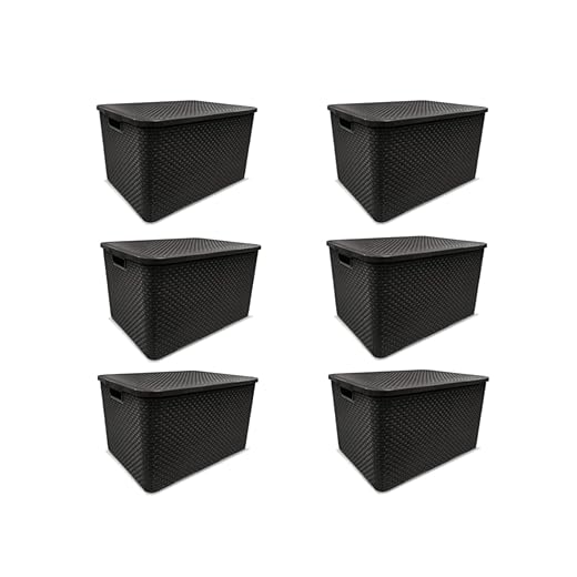 Kit 6 Caixas Organizadoras 7L