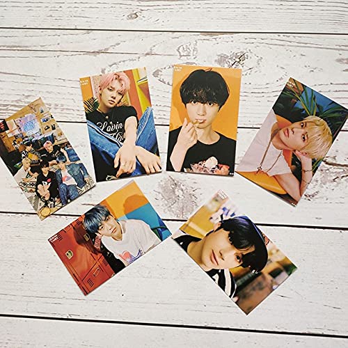 TATUE - Stationery Set - Kpop Stray kids Photocard ATEEZ TXT NCT SUPERM SEVENTEEN MAMAMOO ENHYPEN ITZY SEVENTEEN GOT7 HD Photo album cards (TXT 01)
