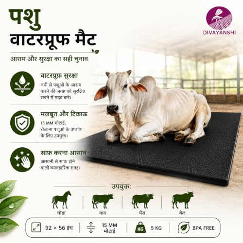 DIVAYANSHI Store DIVAYANSHI Animal Feeding Mat 92x56 Inch, 15mm, 5Kg, - Image 4