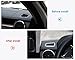 METYOUCAR ABS Dashboard Air Vent Outlet Cover Trim Frame Decoration Fits for Land Rover LR4 Discovery 4 Range Rover Sport 2010-2013