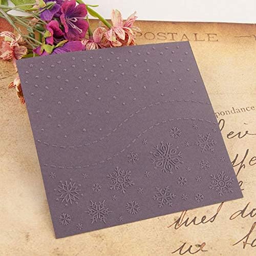 Christmas Snowflake DIY Plastic Embossing Folders for DIY Scrapbooking Paper Craft. Card Making Decoration Supplies
