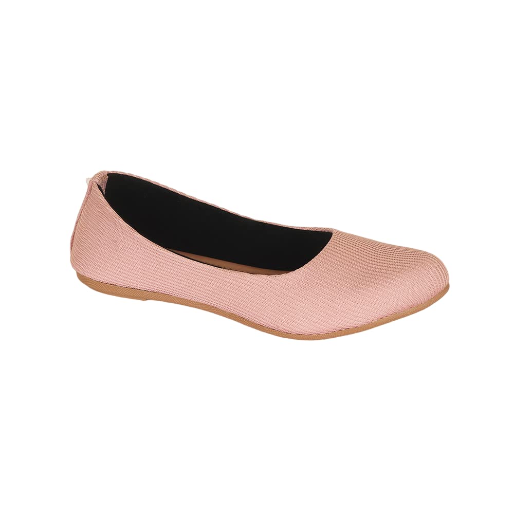 Indifeet - Bellies for Women, Latest Stylish Ballerina Flats, Girls Comfortable Belly Cut Flat Footwear, Womens Ballerinas Shoes, Ladies Ballet Shoe, Peach (B0C6J6GP7X) Amazon Price History, Amazon Price Tracker