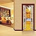 Price comparison product image 3D Photo Door StickersCountry Style 88cmx200cmWall Murals Wallpaper Removable Self-Adhesive Murals for Bedroom House Door Living Bedroom Office Wall Stickers Home Decoration