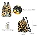 Cusangel Small Backpack Purse for Women, Mini Backpack Purse for Women Girls, Sunflower Backpack for Birthday Day Mothers Day Gifts etc,Fashion Ladies Shoulder Bag with Water Bottle Pockets