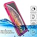 PINGTEKOR Waterproof Case, Rugged Heavy Duty Wireless Charging Full Body Protective with Built-in Screen Protector Clear Case Case-Retail Packaging (Pink)