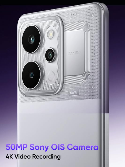 Image of realme P4 Power 5G Smartphone, Trans Silver, 8GB RAM, 256GB Storage, 10001mAh Battery, 6.8 Inch Display, Triple Camera