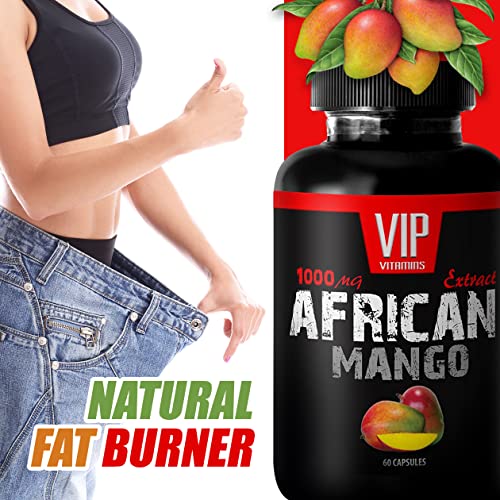 Fat Loss Capsules - African Mango Extract 1000Mg - African Mango Seed Extract Powder - African Mango, African Mango Cleanse, Organic African Mango Seed Extract, African Mango Supplement 2Bot 120 Cap #TOP5