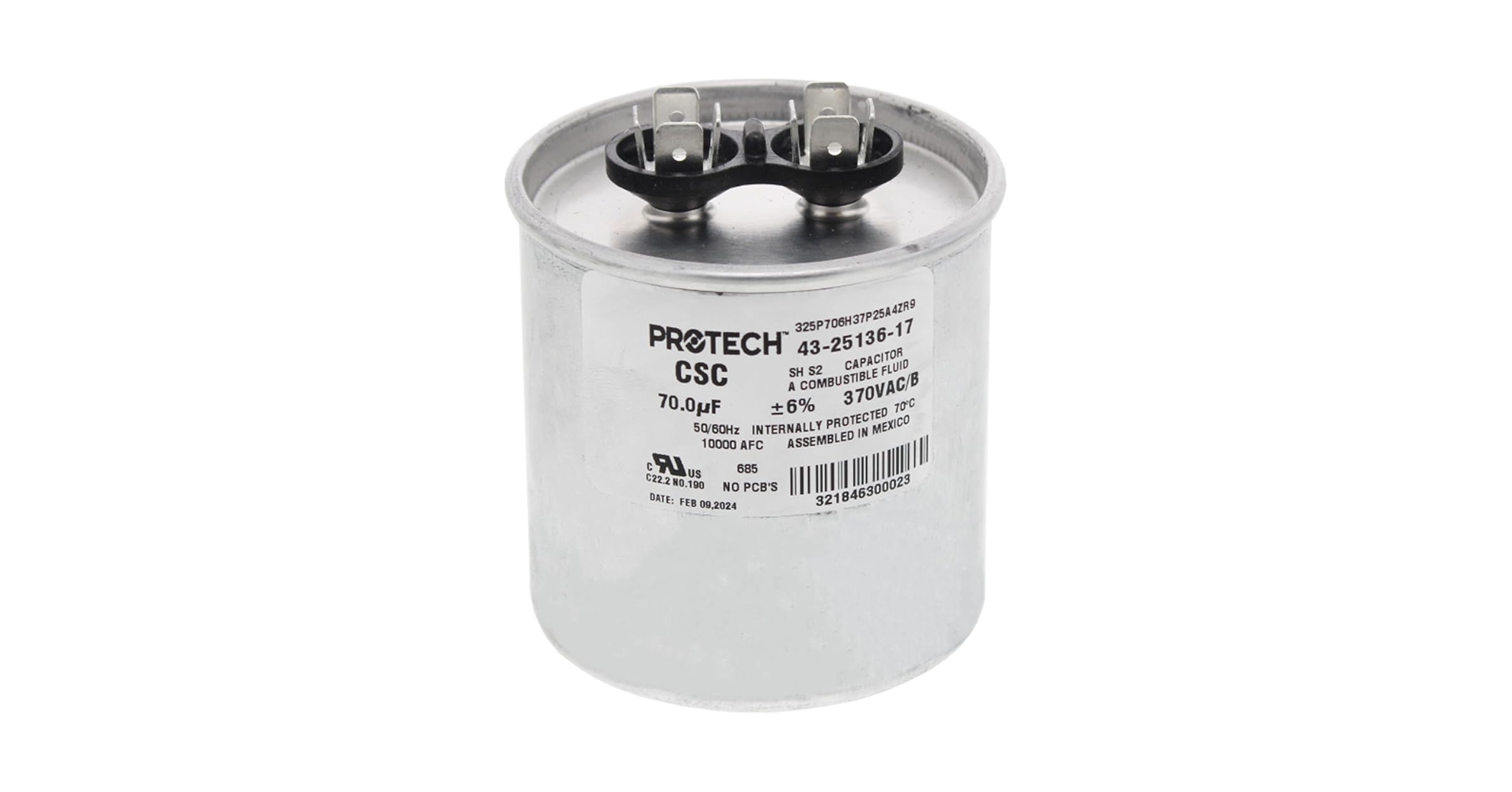 ※sjb6399さん専用 GE/Genteq Capacitor 97F9899 CPT00977 35/5uf 440Vac +/-6% 50