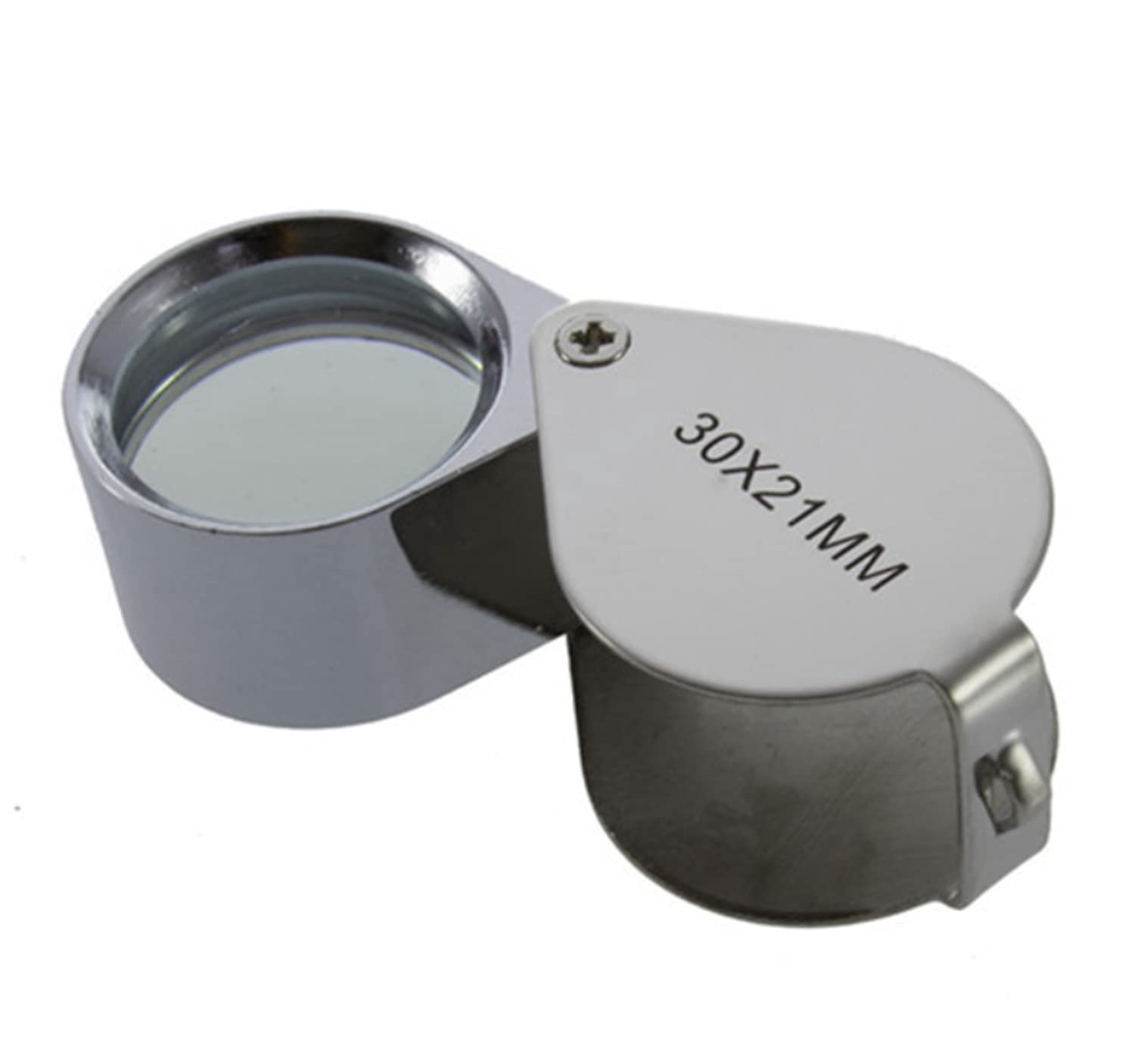 30x 30x21mm Loupe Magnifier Magnifying Triplet Jewelers Eye Glass Jewelry Diamond