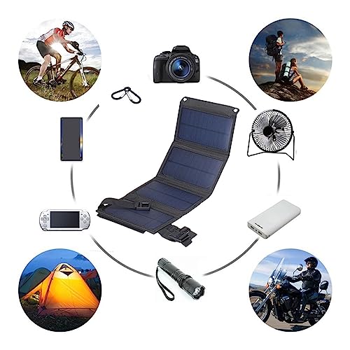 Paneles solares plegables: batería cargada en acampadas con este USB portátil 7