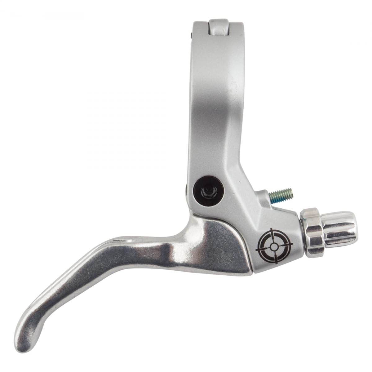 Black Ops Hinged 2-Finger Brake Lever, Right Hand Only, Silver