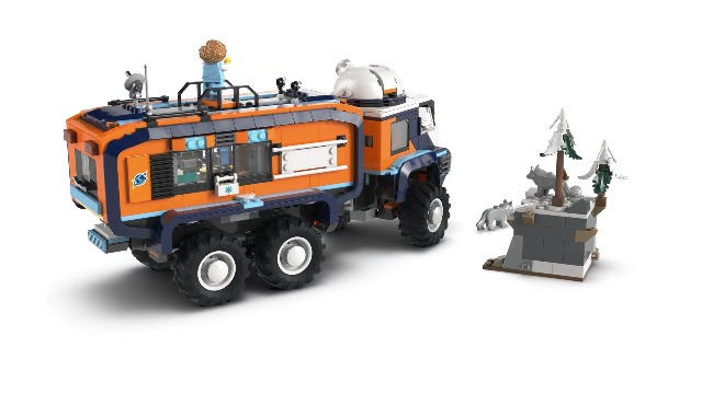 LEGO City Arctic Explorer Science Lab Truck 60471 STEM Toy for