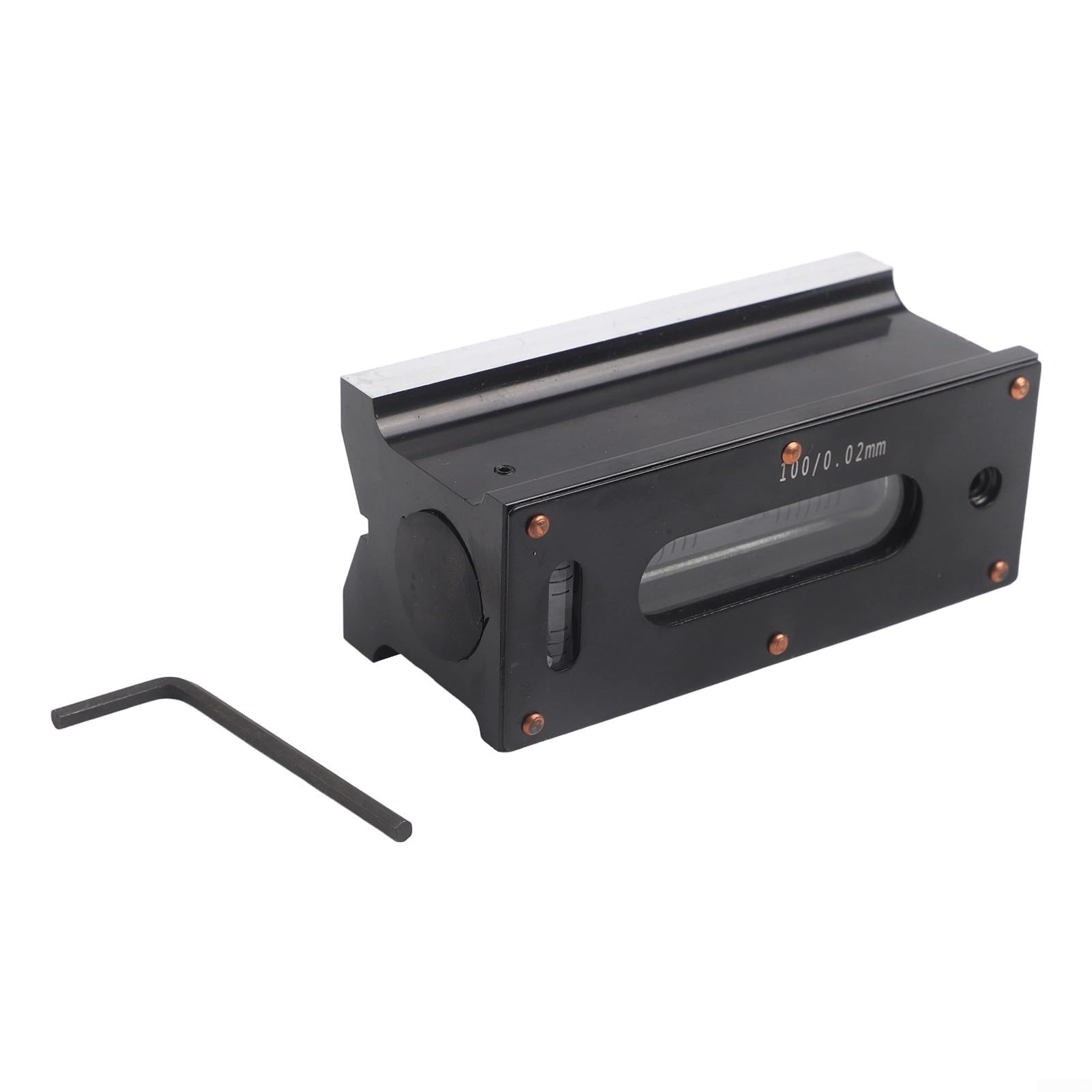 Metal Fitter Level 100mm 0.02mm with V-Groove Base(100mm)