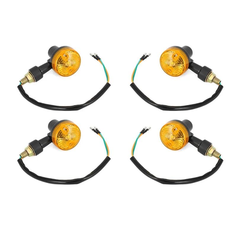 Indicadores Motocicleta Indicadores LED 6V Intermitente Ambar Moto Luces Intermitentes 6 VOLTIOS Intermitente Moto