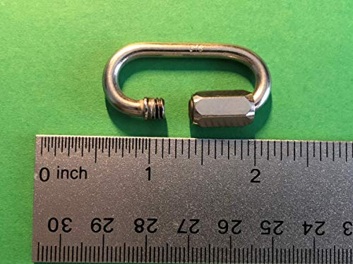 Maillon rapide 4mm acier inoxydable 316 connecteur chaîne câble accastillage