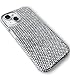Teazgopx Bling Rhinestone for iPhone 14 Case - Over 1400 High Quality Hand Glued Sparkle Diamond Case Compatible with iPhone 14 for women girls-Labrdor/Silver