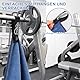 ZYXBBD Fitness Handtuch I 2er Sporthandtuch Fitnessstudio 100 x 50 cm - Rutschfestes Gymnastikhandtuch mit Fixierungen und Reißverschlusstasche I Mikrofaser Handtuch (Grau+Indigo)