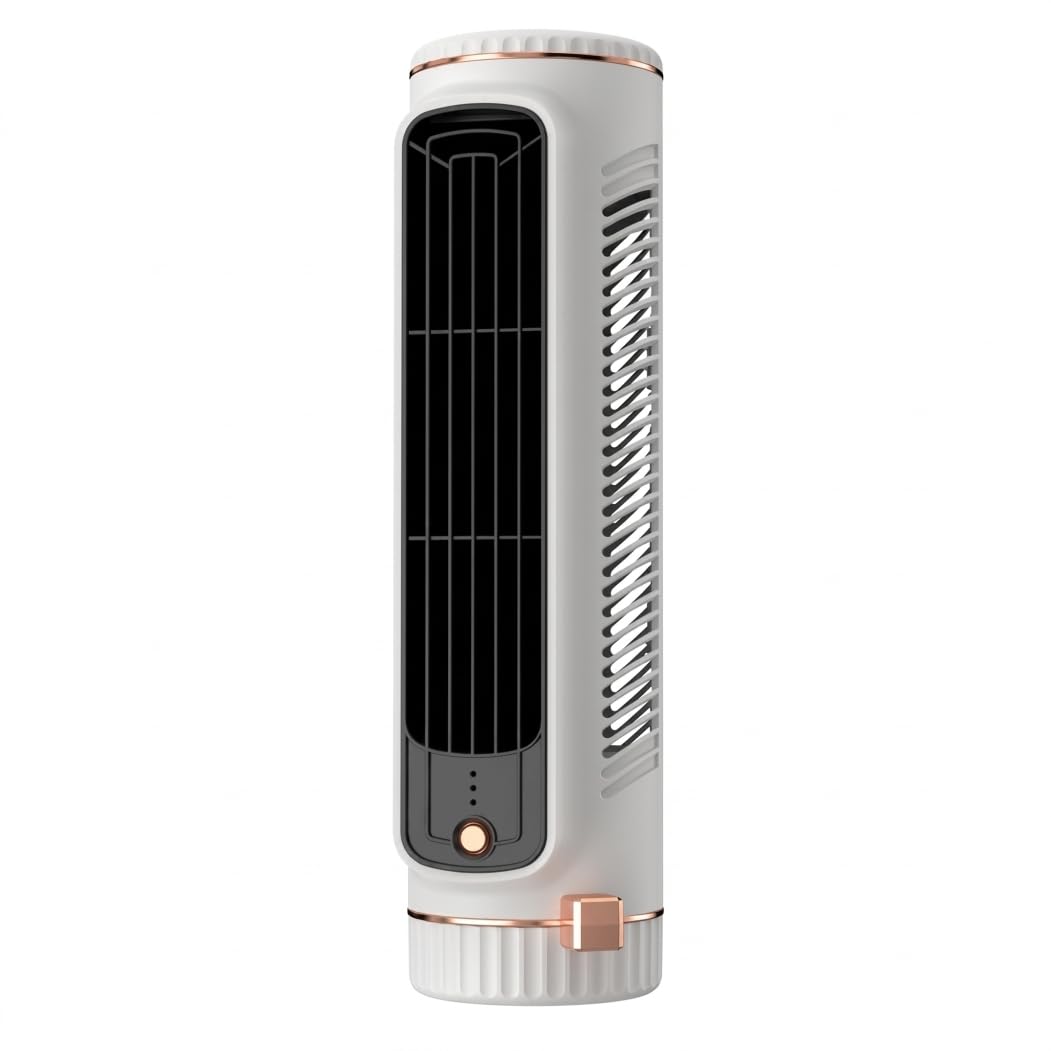 AwnsIMfreien Tower Air Conditioner, Mini Portable Ac Bladeless Tower Fan, 3d Air Circulation, Quiet Operation Mini Ac Unit For Bedroom, White