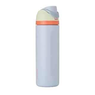 Owala FreeSip Insulated Stainless Steel Water Bottle with Straw for Sports, Travel, and School BPA-Free Sports Water Bottle, 24 oz, Beach House - Amazon product rated Grade B