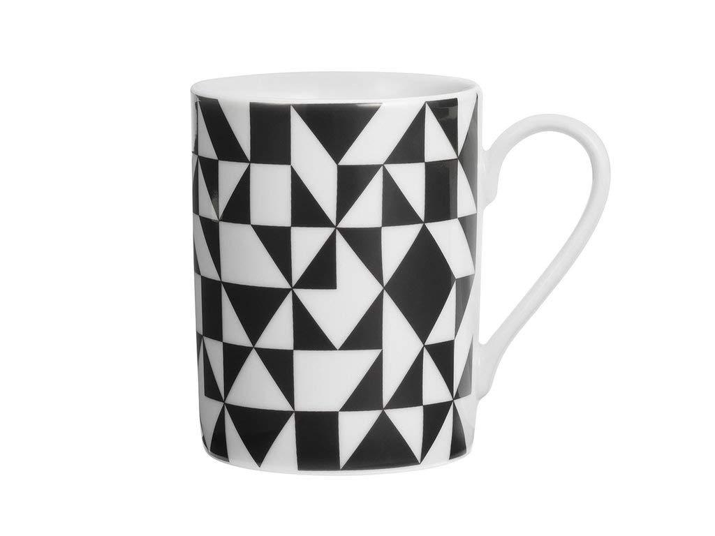 Amazon.com: Girard Design Coffee Mug Geometric, Black : Home & Kitchen