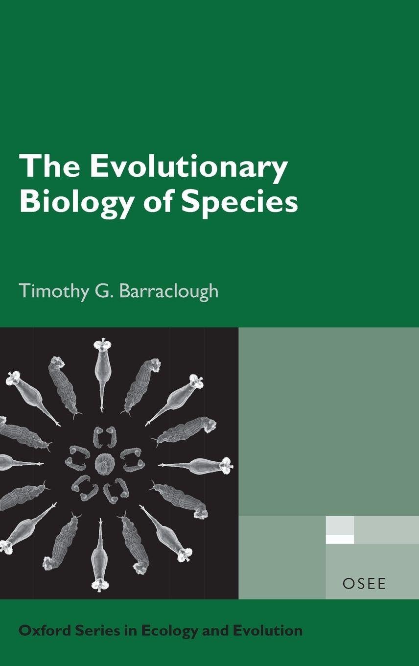 Buy The Evolutionary Biology of Species (Oxford Series in Ecology and Evolution) — BookShops.in