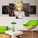 Produktbild weiaikeke Hauptdekoration Druck malerei Bild 5 ewige Garten wandkunst modular hd leinwand Moderne Poster Nacht Hintergrund-Rahmen