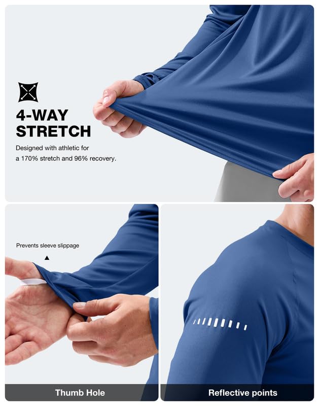 Image of Men's Sun Protection Long Sleeve Shirts UPF 50+