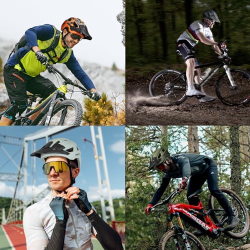 Image of Favoto Mountain Bike Helmet - Duall Shell Lightweight MTB Helmet Bicycle Helmet Adjustable for Adults Men Women Youth CPSC Certificated