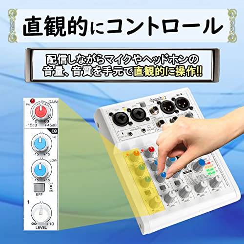 Amazon.co.jp: PARTISAN USB アナログ ミキサー 型 オーディオ