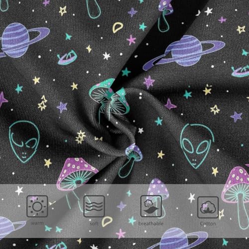 Joisal Pattern Girls Underwear Toddlers 2t Cotton Little Girl Panties Colorful Mushrooms Alien Black Kids Briefs Undies3