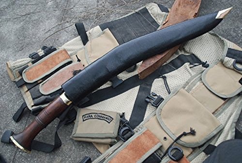 Egkh - 22" Sirupate Kukri - Authentic Hand Forged Blade Large Khukuri - (Camping And Hunting Knife) And Made Survival Knives From Nepal - Tempered - Sharpen - Ready To Use #TOP7