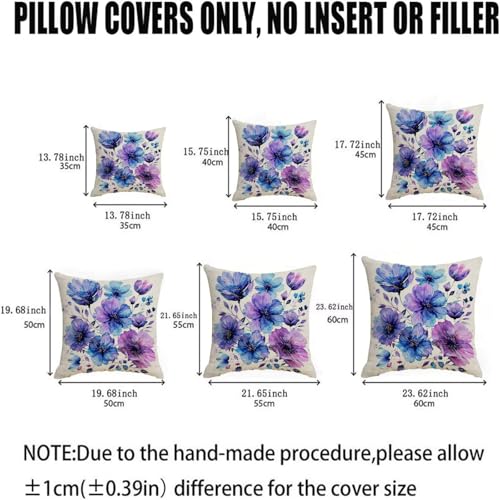 Housse coussin 55x55cm velours imperméable avec zip invisible - 6