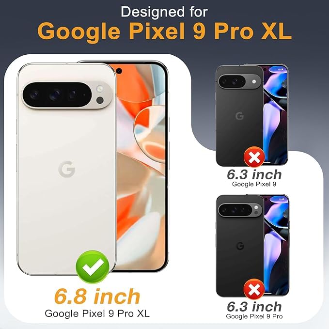 Image of STP FEEL Premium HD+ Tempered Glass Screen Protector Guard Compatible For Google Pixel 9 Pro XL 5G (6.8 Inch, Pack of 1) | Edge to Edge Coverage With Easy to installation kit