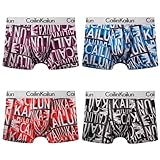 [hxsnow] ボクサーパンツ メンズ 下着 4枚セット 前閉じ 吸水速乾 抗菌防臭 通気 ボクサーブリーフ ローライズ