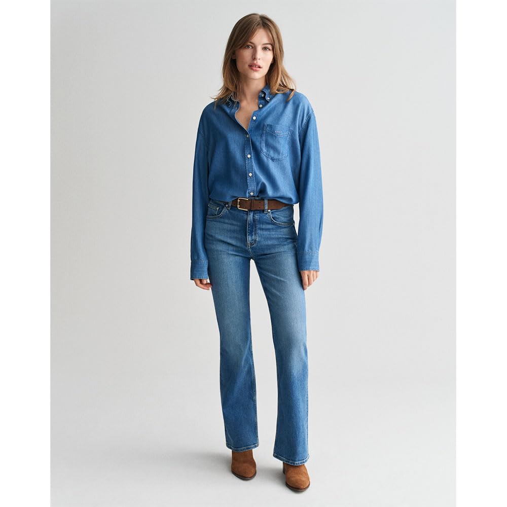 GANT Rel Indigo Shirt Blusas para Mujer